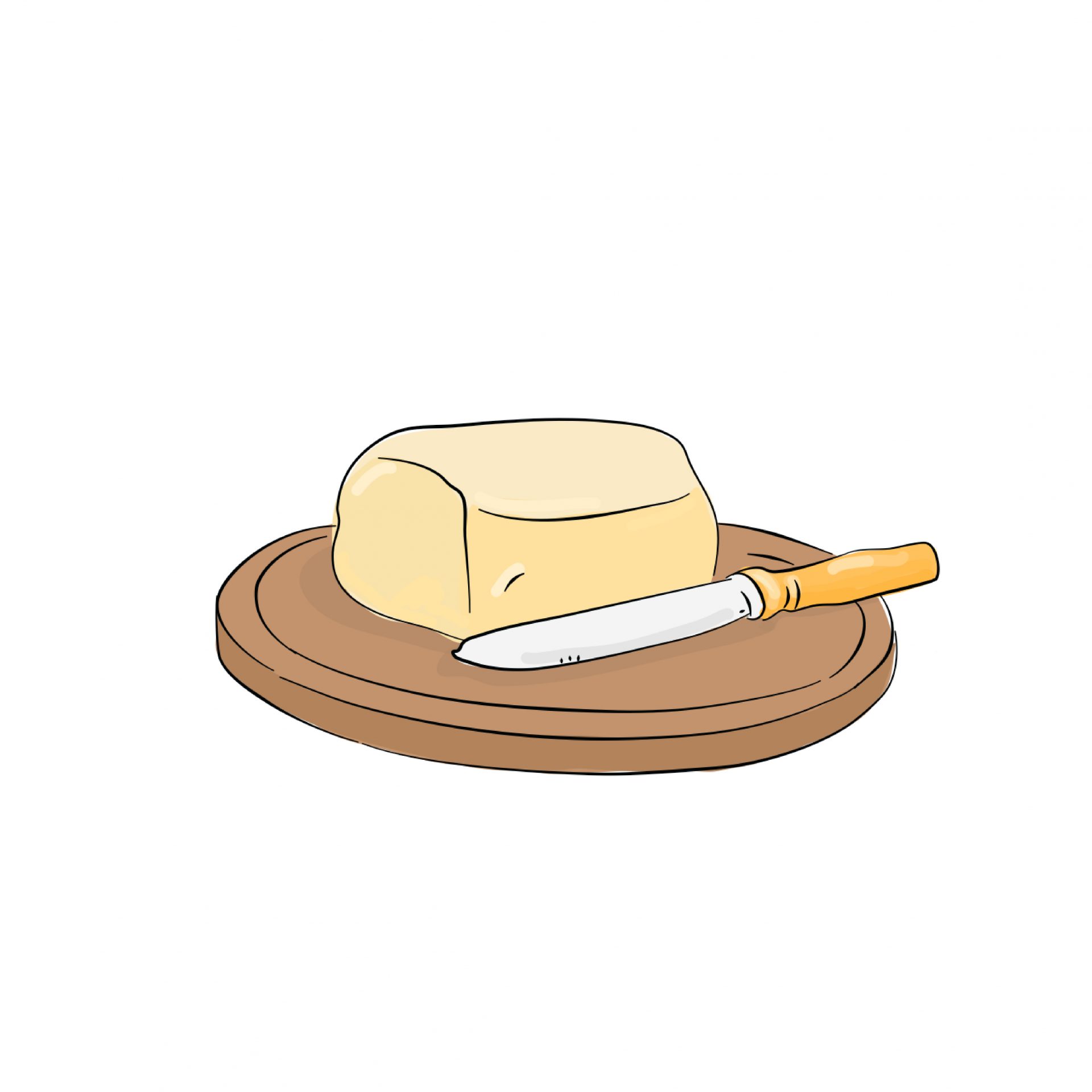 Butter Illustration