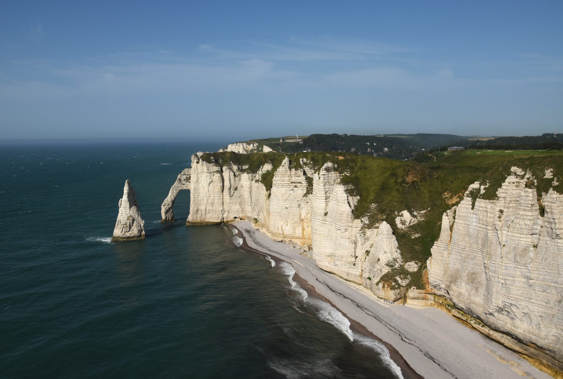 Etretat Steilküste der Normandie in Etretat